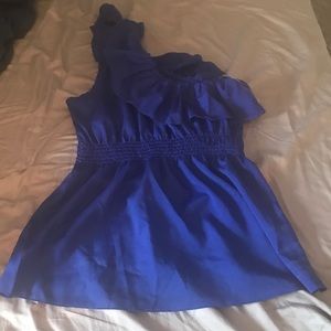 Xl Royal Blue Blouse